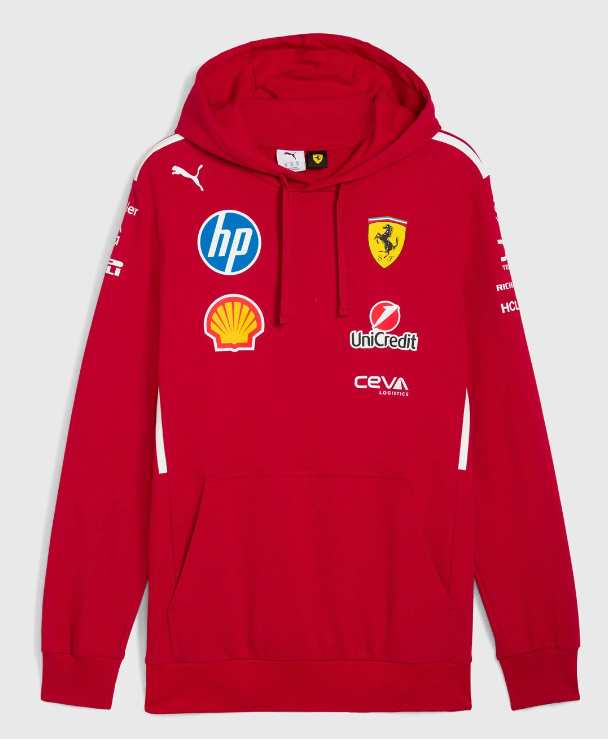 Ferrari Red Hooded Jacket 