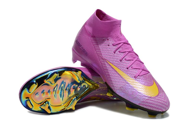 Air Zoom Purple High Top Soccer Boot