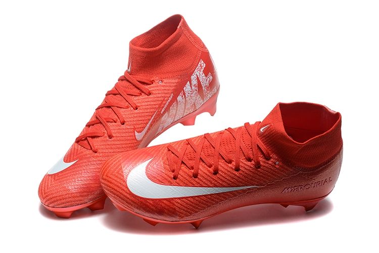 Air Zoom Red High Top Soccer Boot