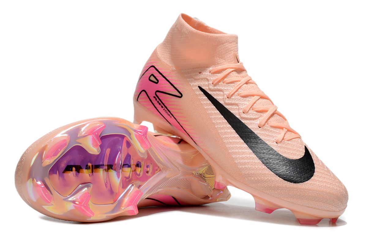 Air Zoom Pastel Pink High Top Soccer Boot