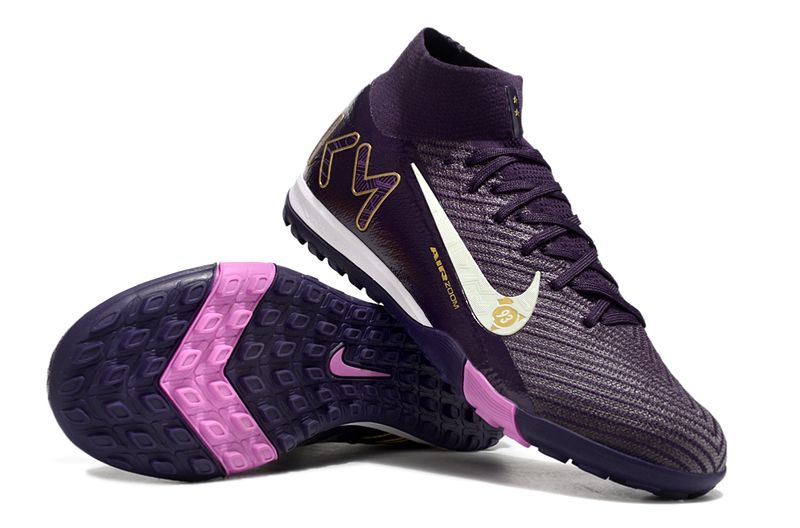 Air Zoom Purple Mbappe Indoor High Top Soccer Boot