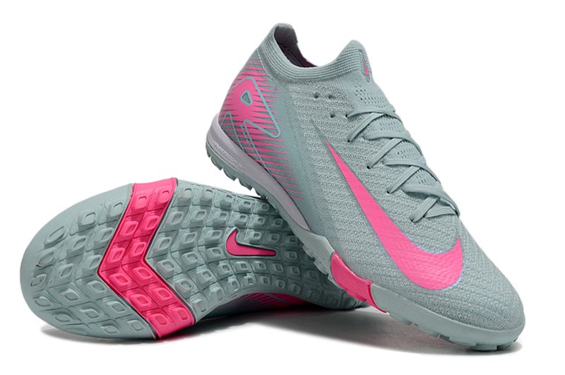 Air Zoom Blue Grey and Pink Indoor Soccer Boot