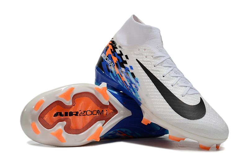 Air Zoom White Mosaic High Top Soccer Boot