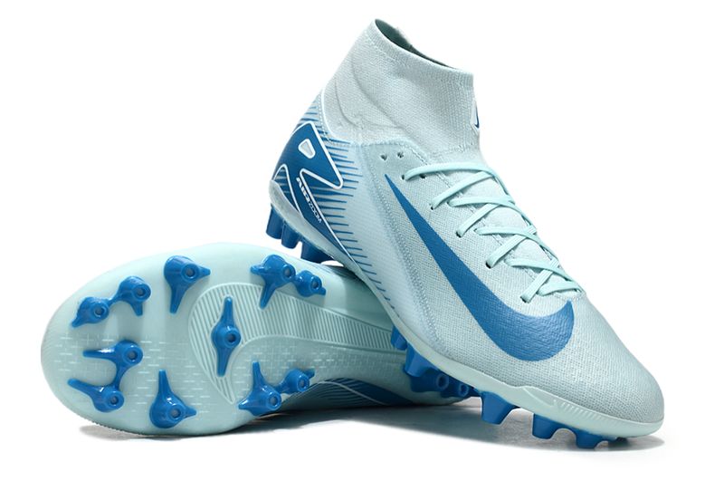 Air Zoom Blue High Top Soccer Boot