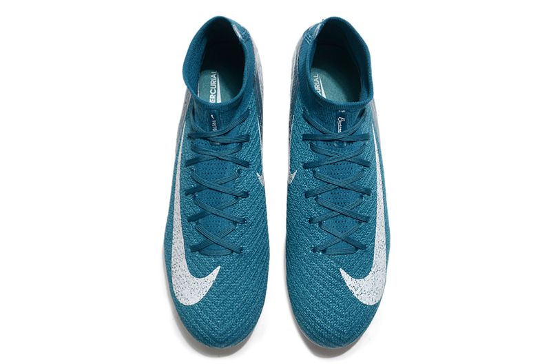 Air Zoom Teal Blue High Top Soccer Boot