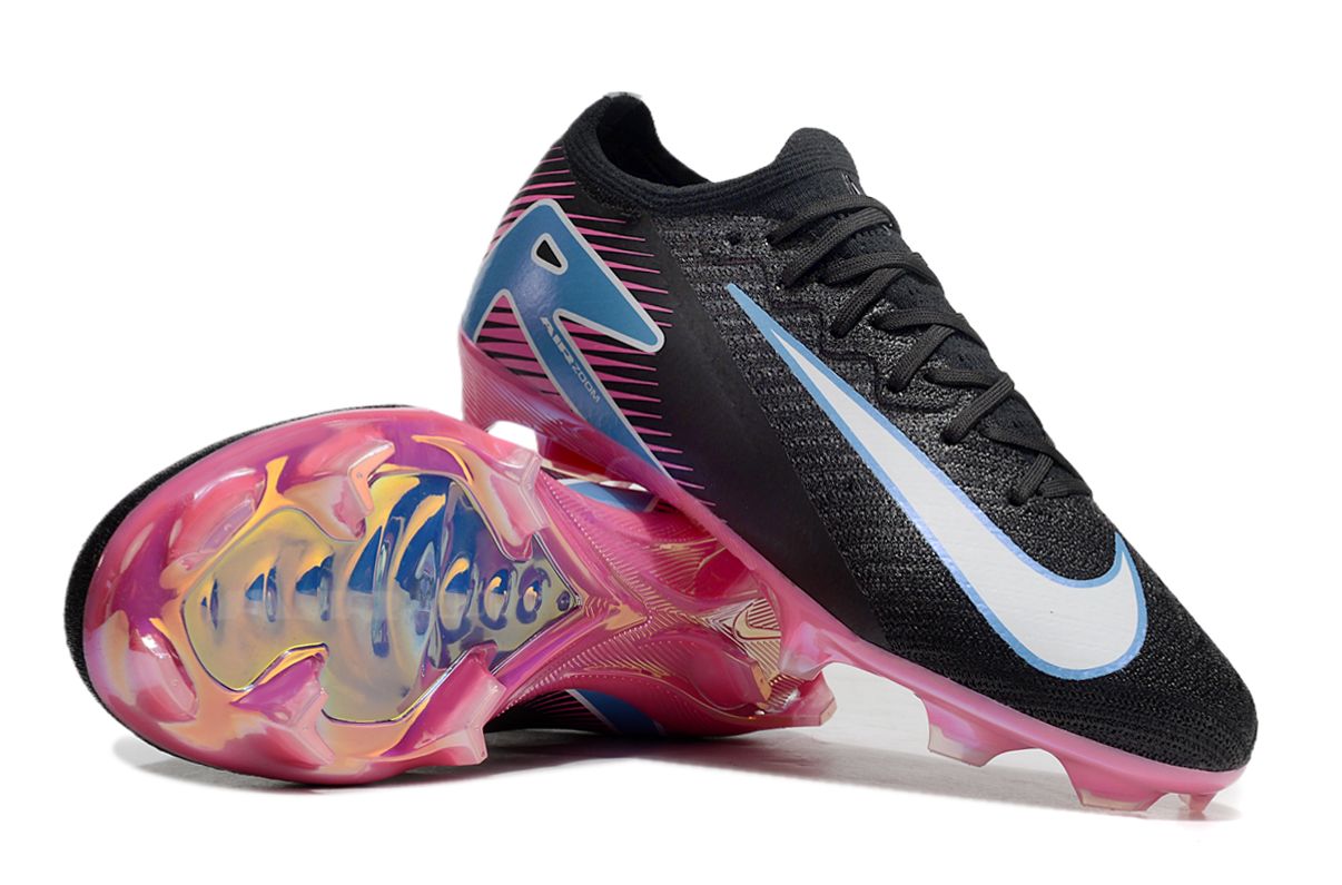 Air Zoom Black, Blue and Pink Soccer Boot Air Zoom Black, Blue and Pink Soccer Boot