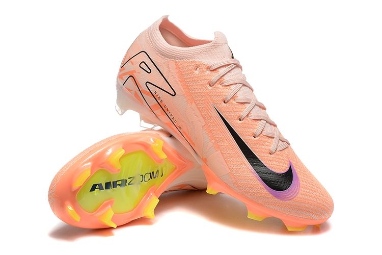 Air Zoom Peach and Black Soccer Boot Air Zoom Peach and Black Soccer Boot