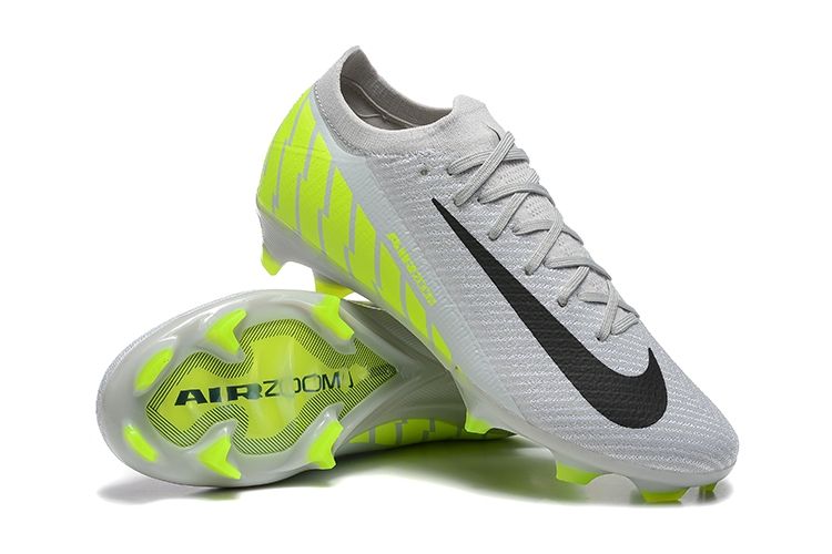 Air Zoom Grey and Lime Soccer Boot