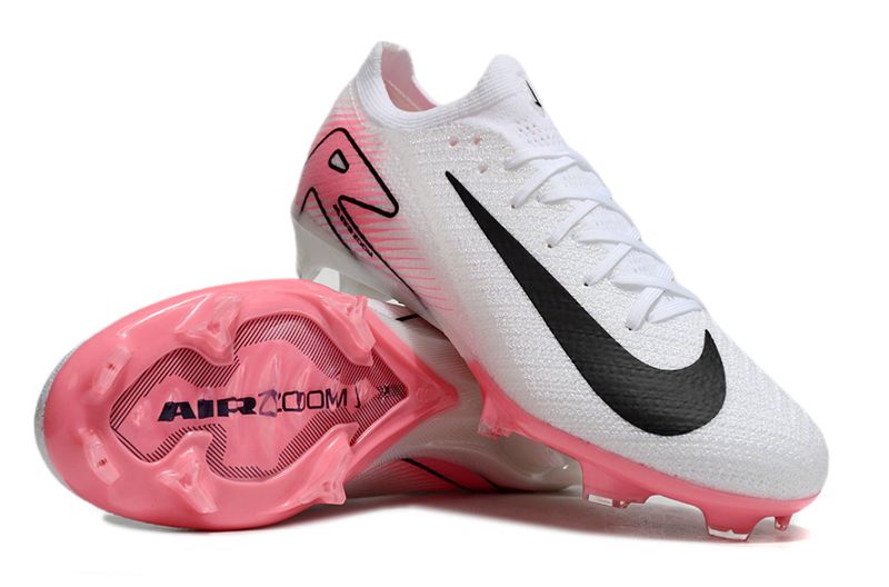 Air Zoom White and Pink Soccer Boot