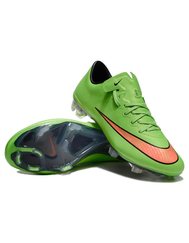 Mercurial Vapor Green and Pink Soccer Boot