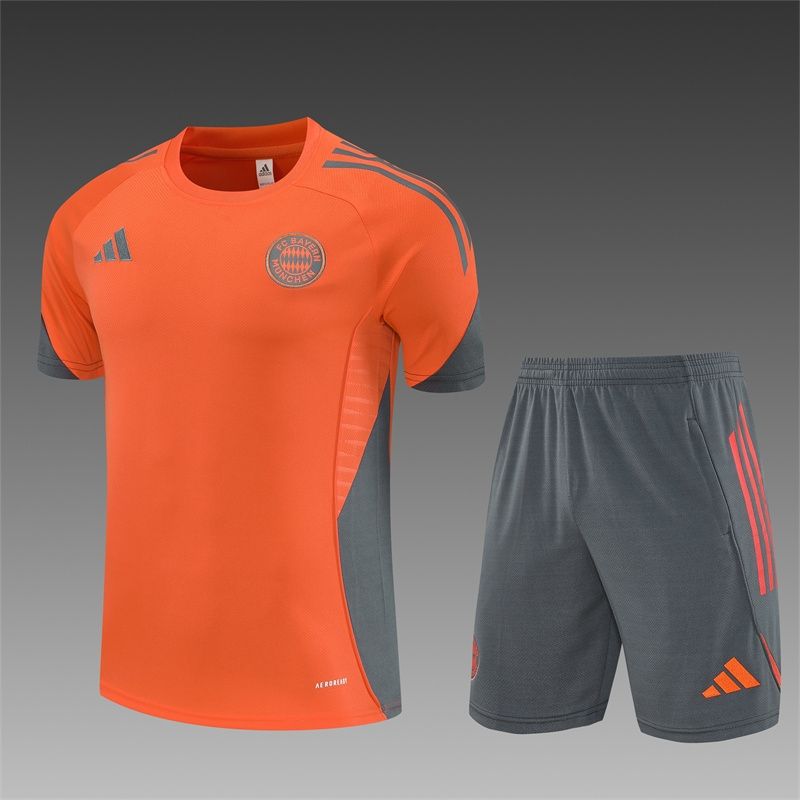 Bayern Munich Orange and Grey Short Training Set Bayern Munich Orange and Grey Short Training Set