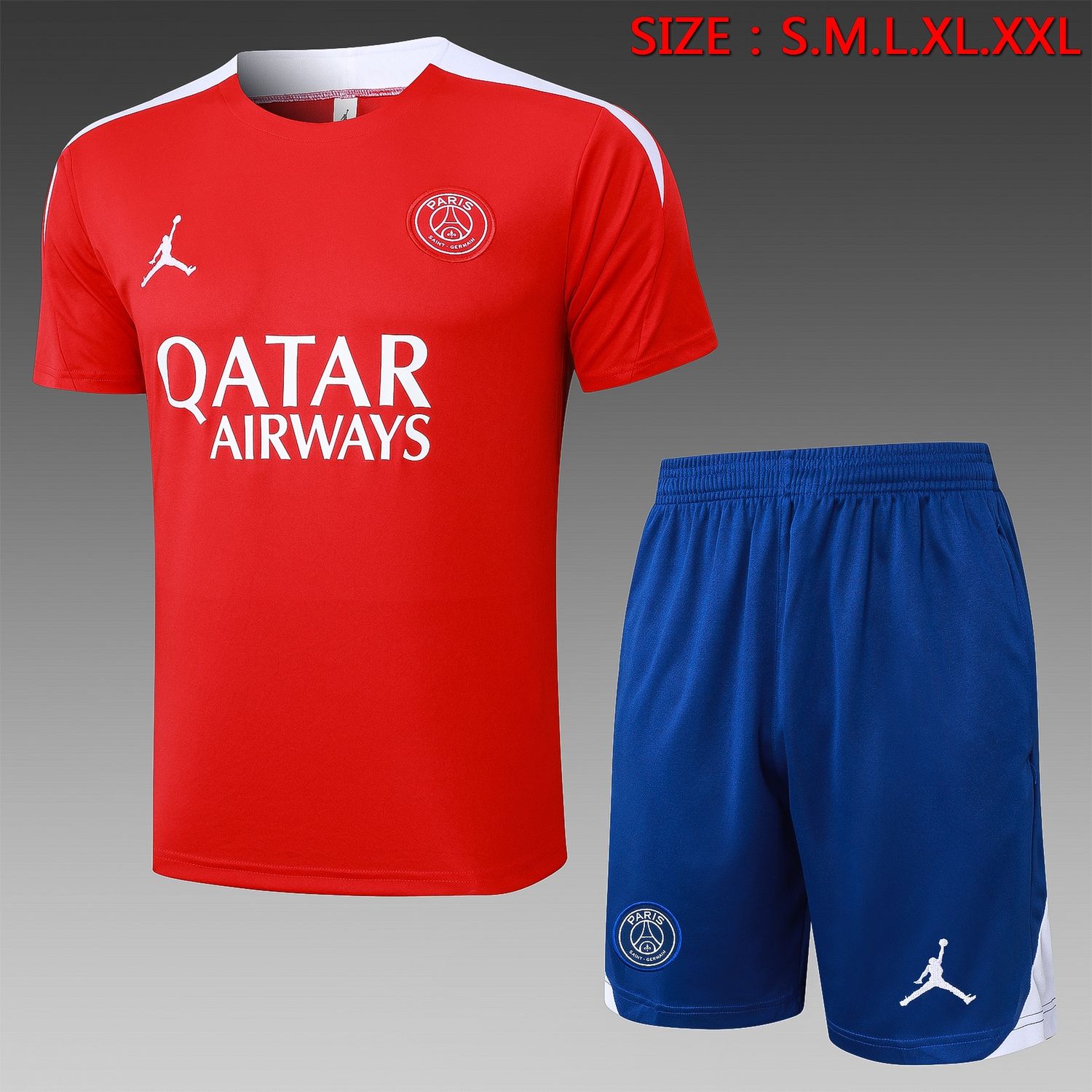 PSG Navy and Red Short Sleeve Training Set
