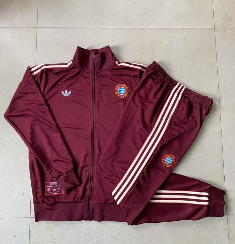 Bayern Munich Maroon Tracksuit Set