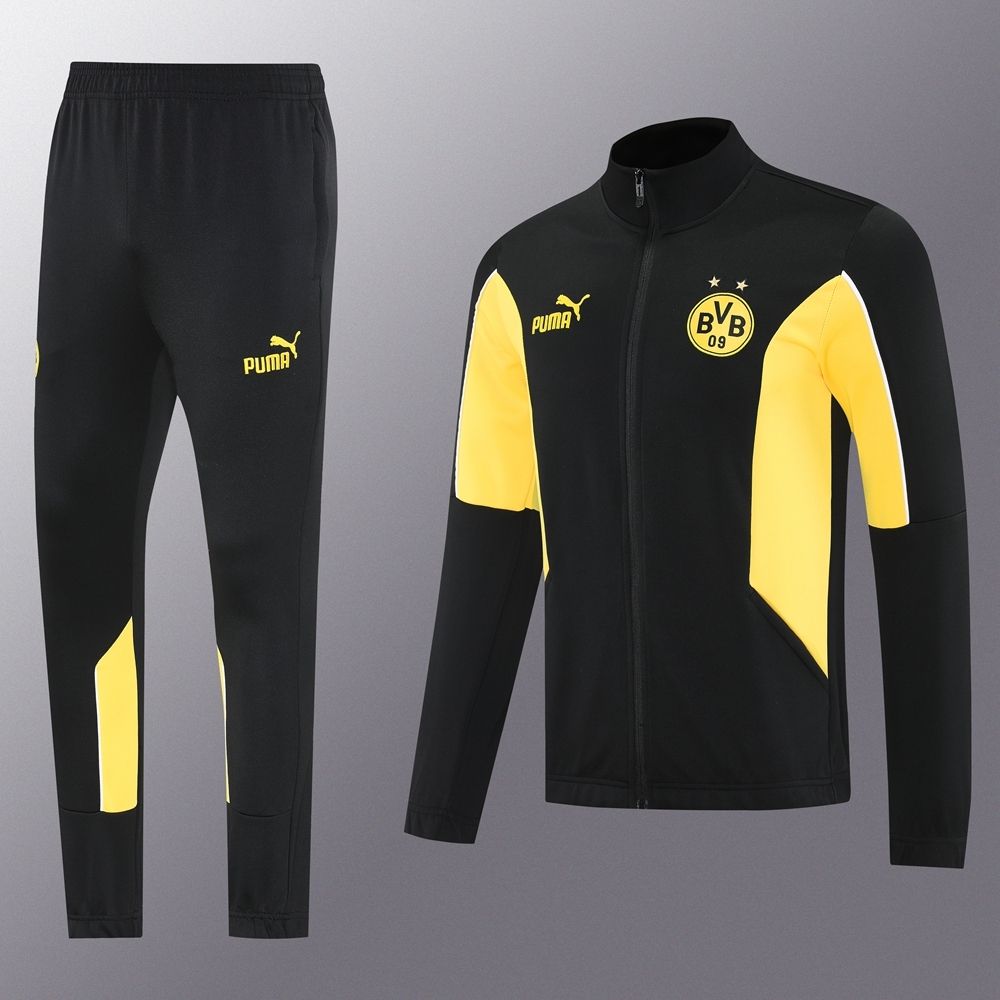 Dortmund Black and Yellow Tracksuit Set Dortmund Black and Yellow Tracksuit Set
