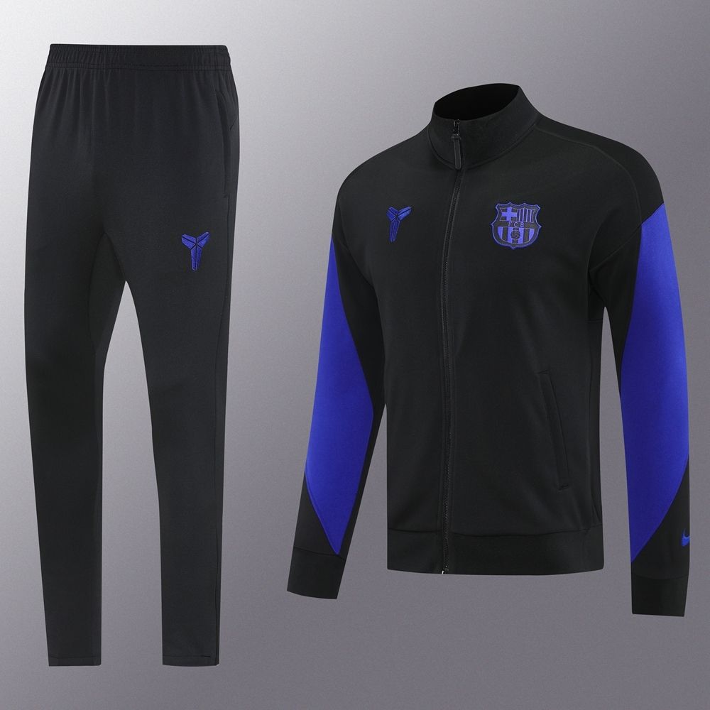 Barcelona Black and Blue Tracksuit Set Barcelona Black and Blue Tracksuit Set