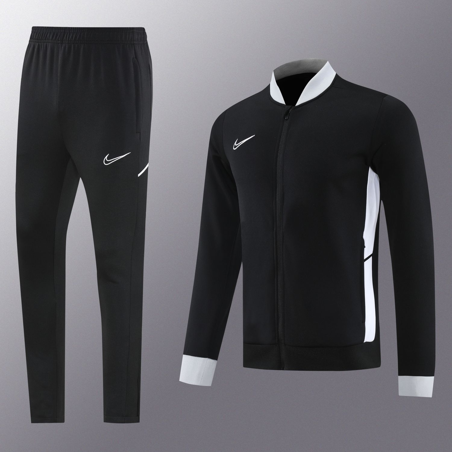 Nike Black and White Tracksuit Set Nike Black and White Tracksuit Set