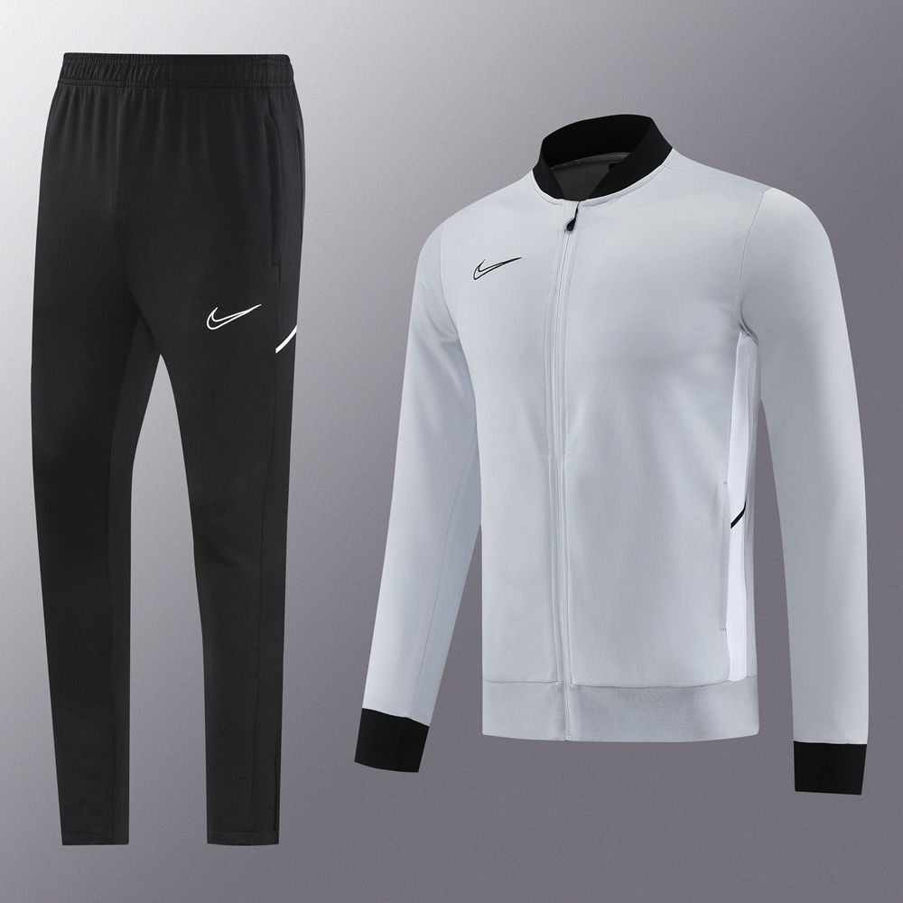 Nike Grey, White and Black Tracksuit Set Nike Grey, White and Black Tracksuit Set