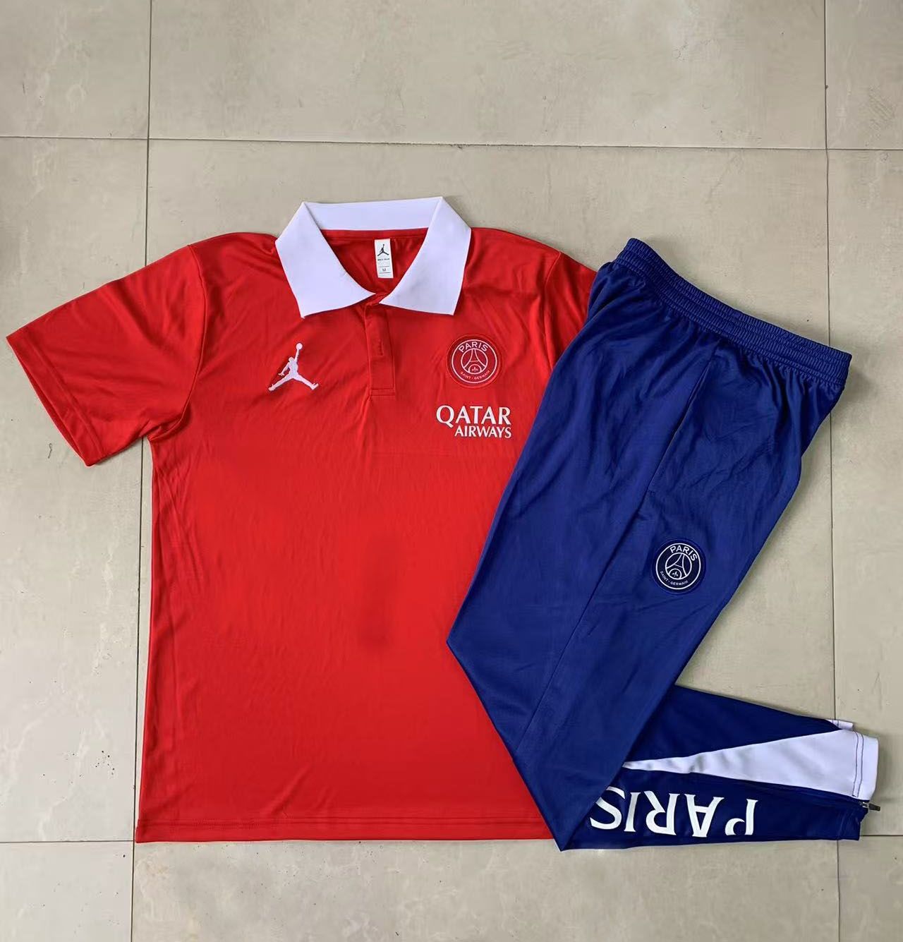 PSG Red and Blue Short Sleeve Tracksuit