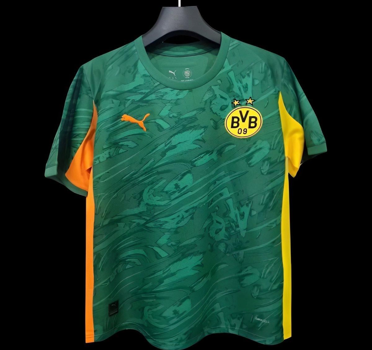 Dortmund Green, Yellow and Orange Special Fan Jersey Dortmund Green, Yellow and Orange Special Fan Jersey