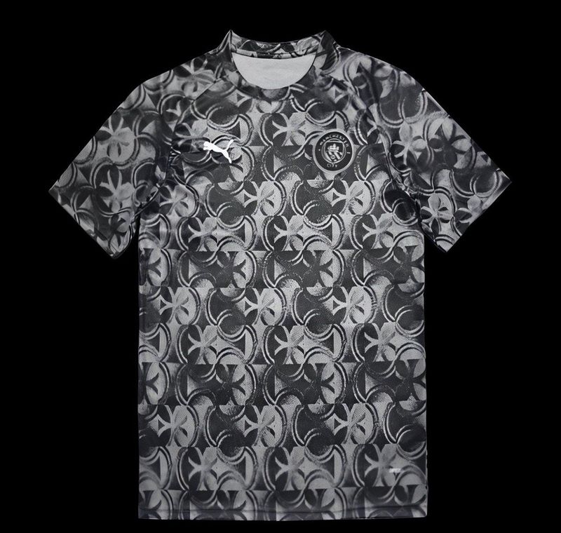 Manchester City Black and Grey Special Fan Jersey