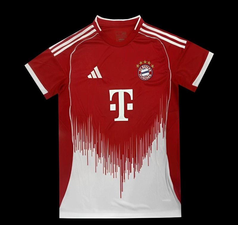 Bayern Munich Red and White Special Fan Jersey
