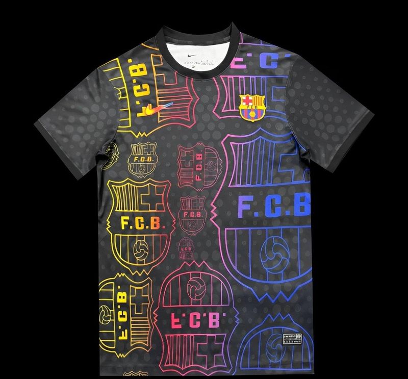 Barcelona Black and Neon Special Fan Jersey