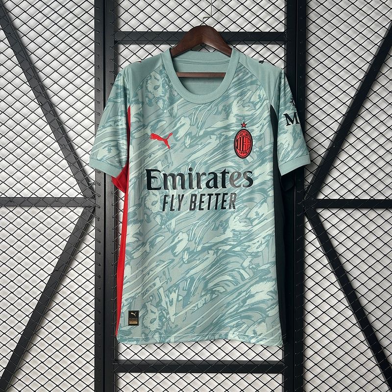 AC Milan Mint and Red Special Fan Jersey