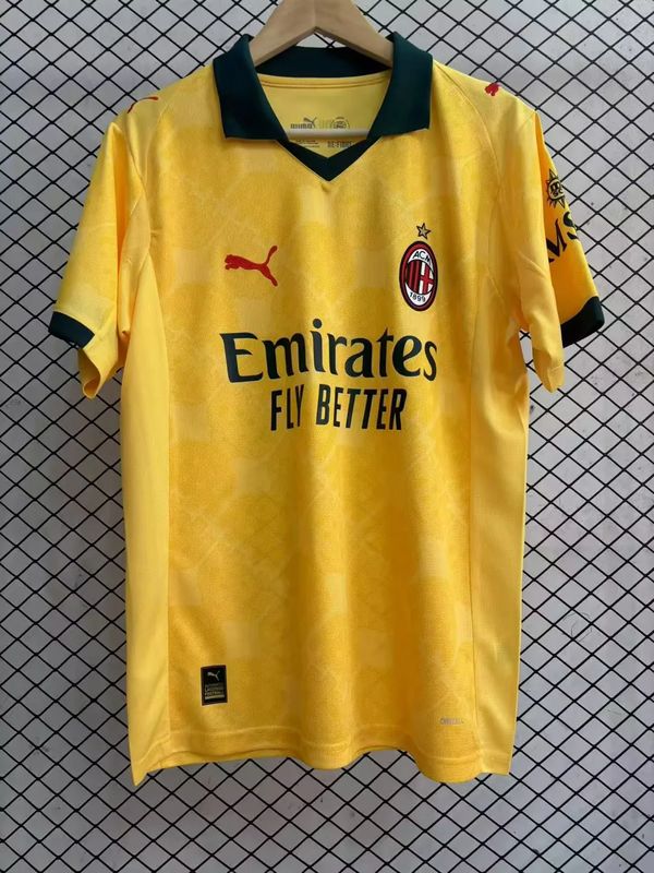 AC Milan Yellow Special Fan Jersey