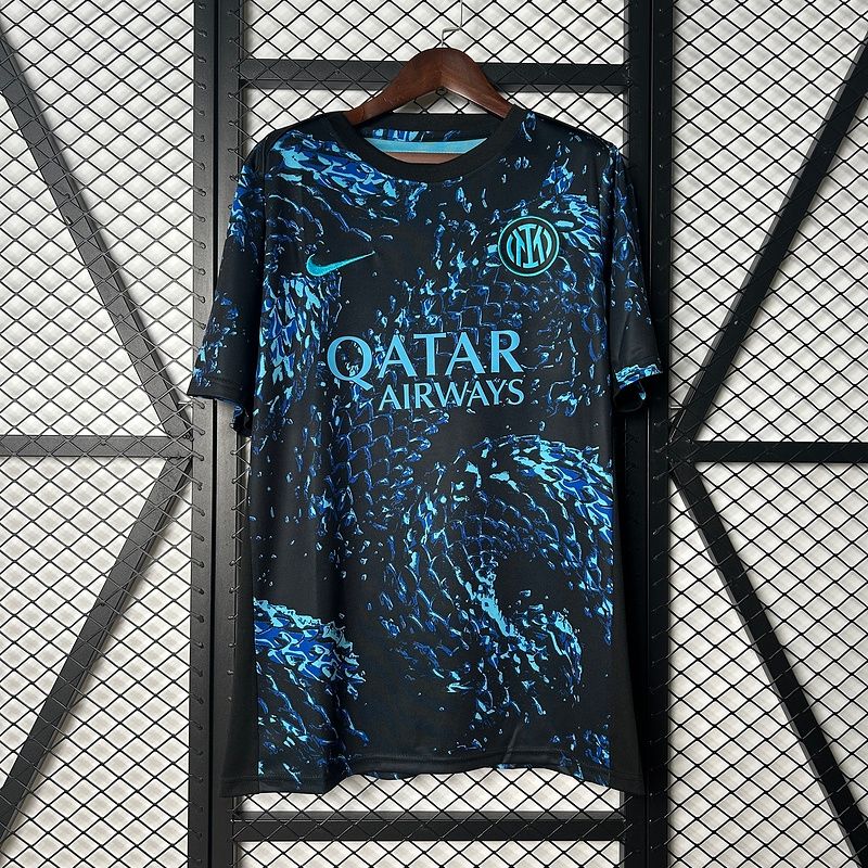 Inter Milan Black and Blue Special Fan Jersey