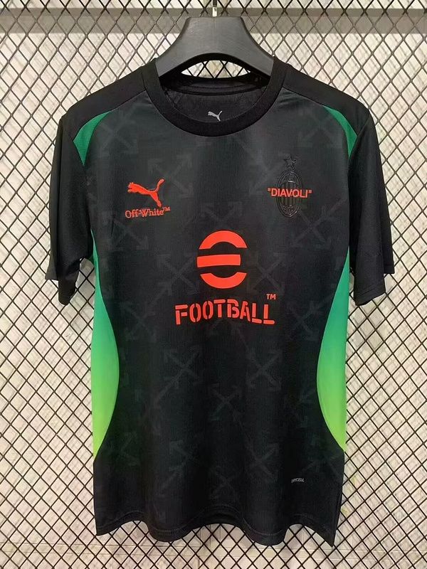 AC Milan Black and Green Special Fan Jersey