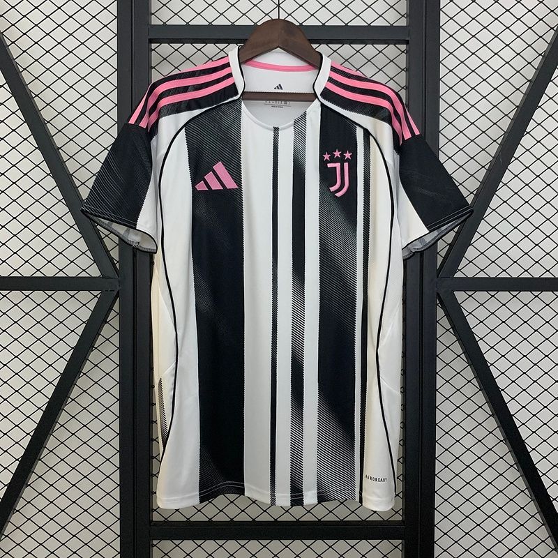 Juventus Black, White and Pink Special Fan Jersey