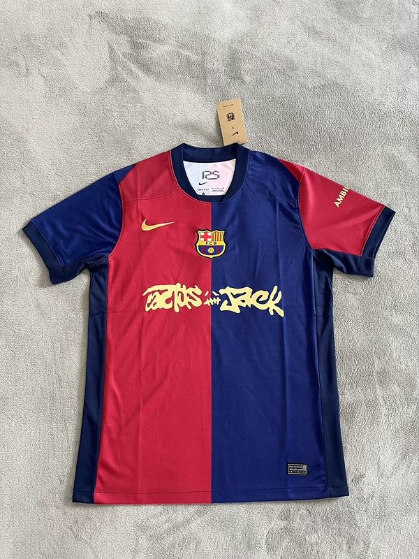 Barcelona Home Travis Scott Jack Special Fan Jersey Barcelona Home Travis Scott Jack Special Fan Jersey