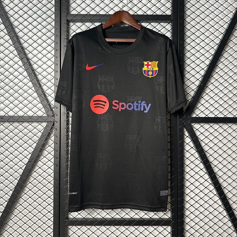 Barcelona Black Special Fan Jersey