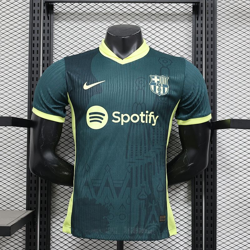 Barcelona Bottle Green Special Vapor Jersey Barcelona Bottle Green Special Vapor Jersey