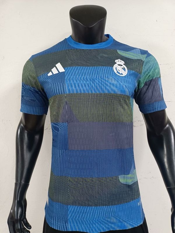 Real Madrid Shades of Blue and Green Special Vapor Jersey Real Madrid Shades of Blue and Green Special Vapor Jersey