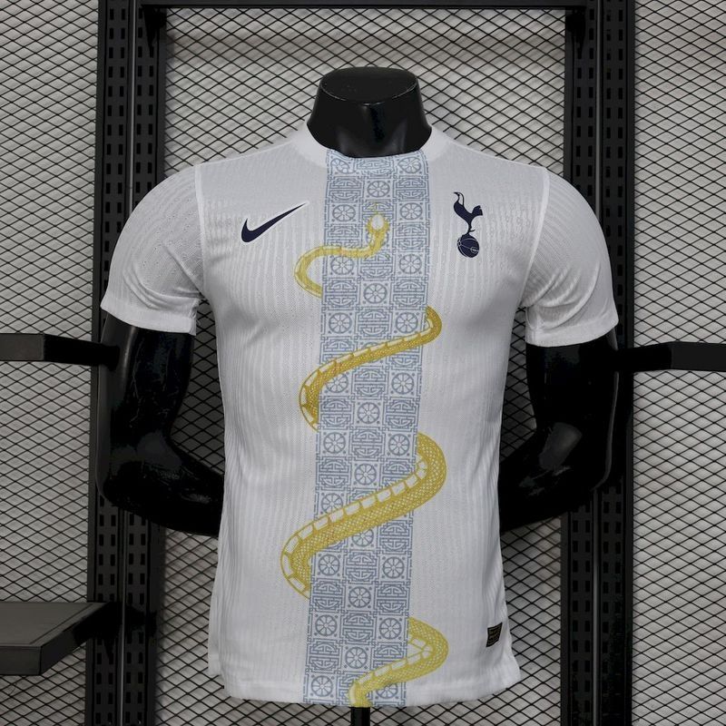 Tottenham White and Tan Snake Special Vapor Jersey Tottenham White and Tan Snake Special Vapor Jersey