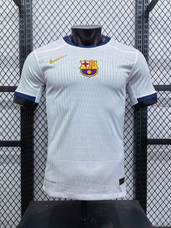 Barcelona White and Navy Special Vapor Jersey