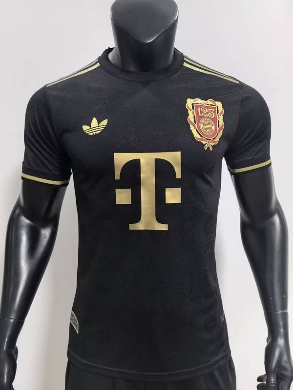 Bayern Munich Black and Gold 125 Special Vapor Jersey Bayern Munich Black and Gold 125 Special Vapor Jersey
