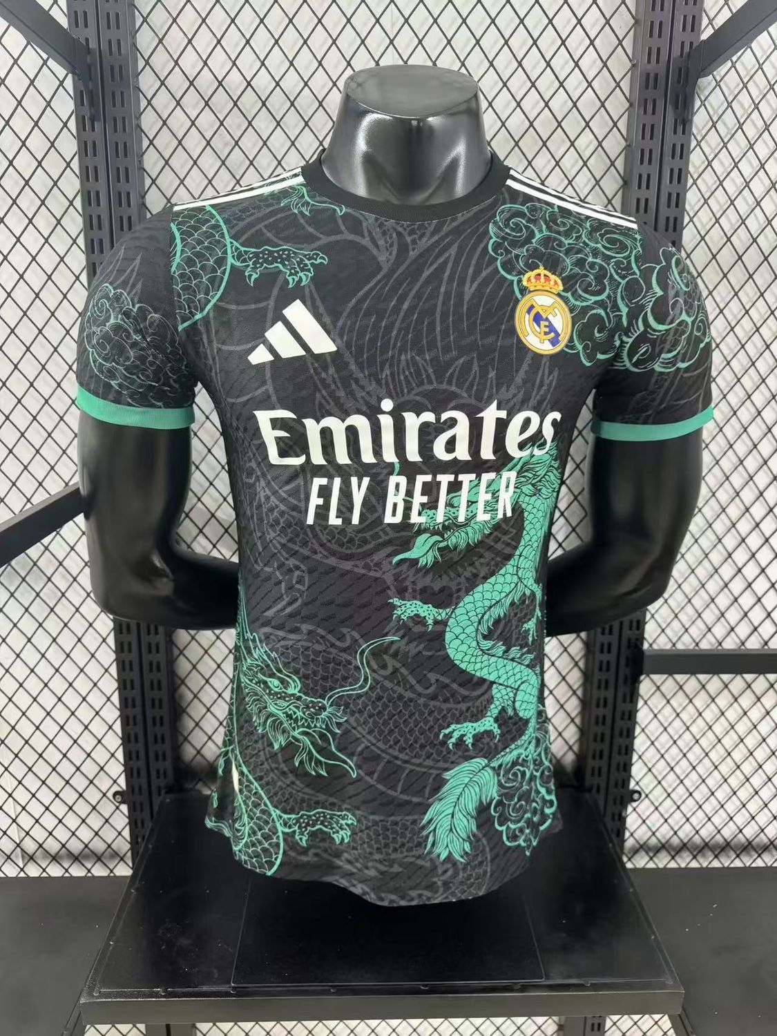 Real Madrid Black and Green Special Vapor Jersey Real Madrid Black and Green Special Vapor Jersey