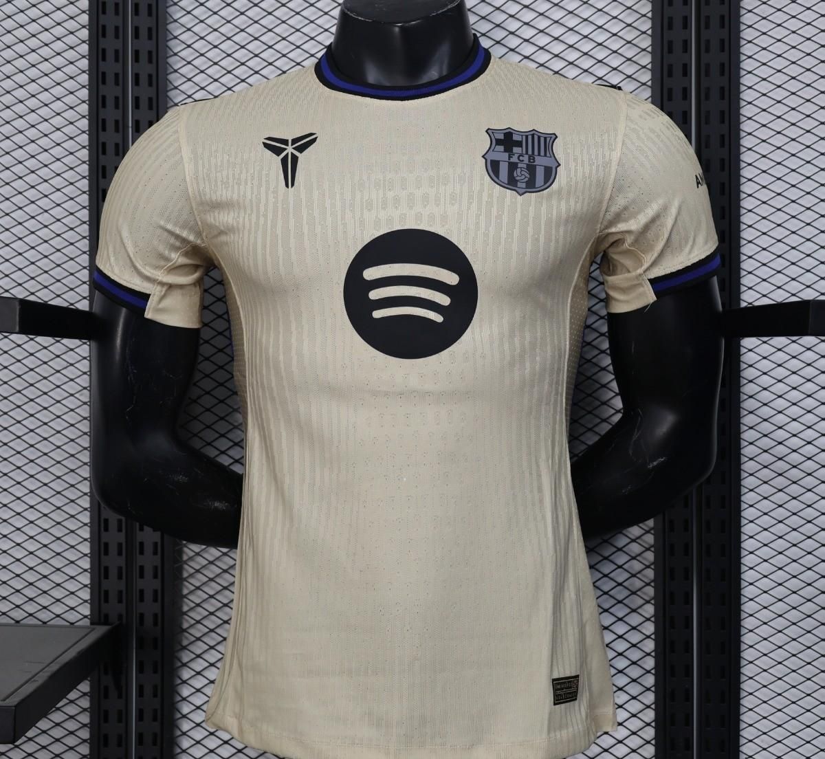 Barcelona Cream and Black Special Vapor Jersey Barcelona Cream and Black Special Vapor Jersey