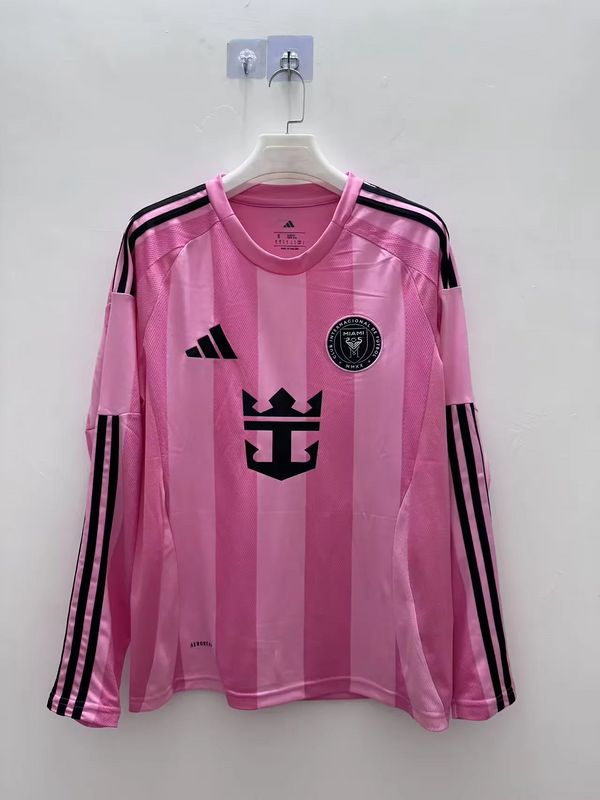 Inter Miami Home Long Sleeve Fan Jersey