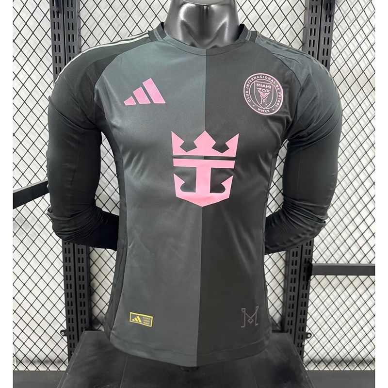 Inter Miami Away Long Sleeve Player Jersey Inter Miami Away Long Sleeve Player Jersey