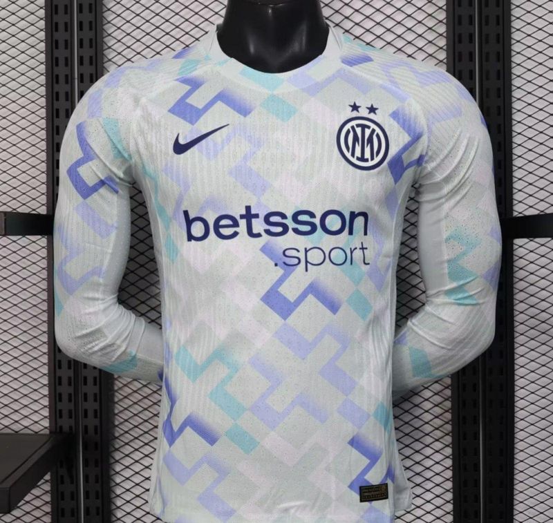 Inter Milan Away Long Sleeve Player Jersey