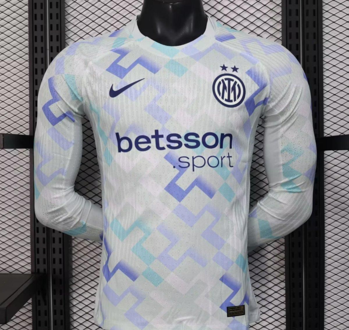 Inter Milan Away Long Sleeve Player Jersey