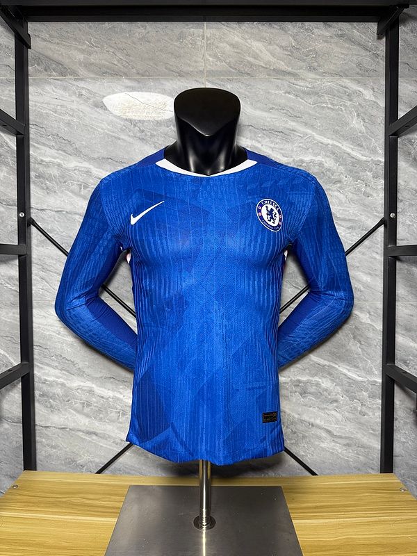 Chelsea Home Long Sleeve Player Jersey