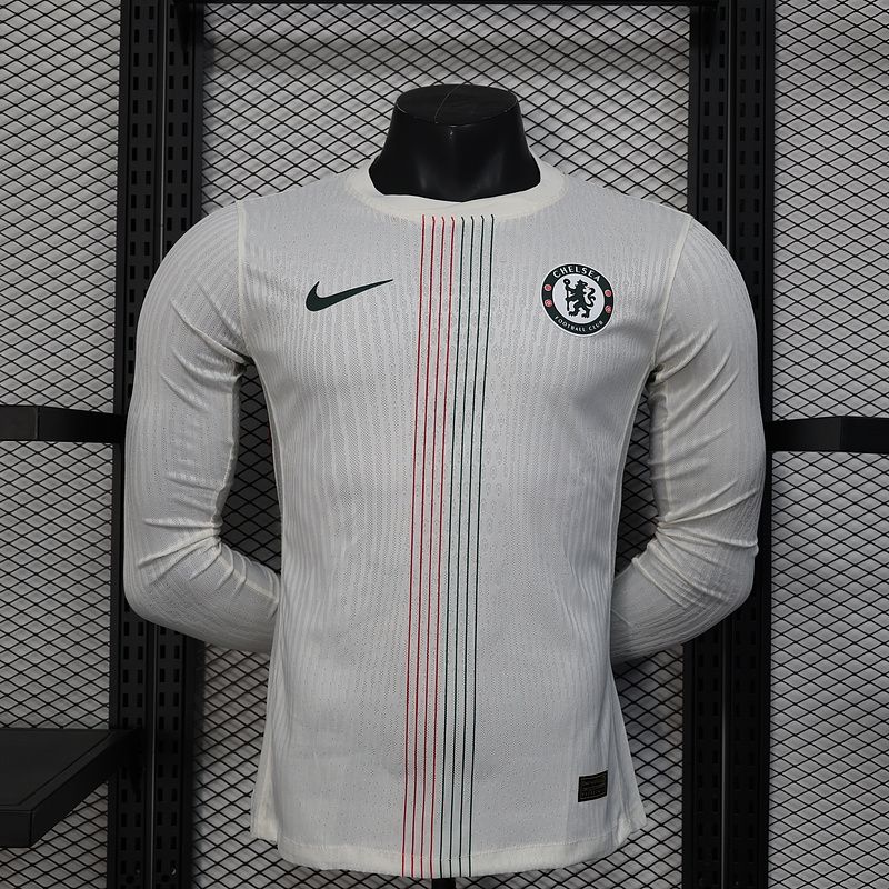 Chelsea Away Long Sleeve Player Jersey