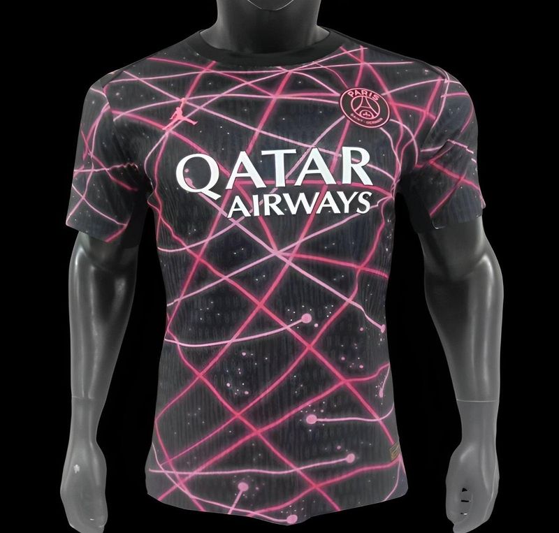 PSG Black and Pink Laser Special Vapor Jersey