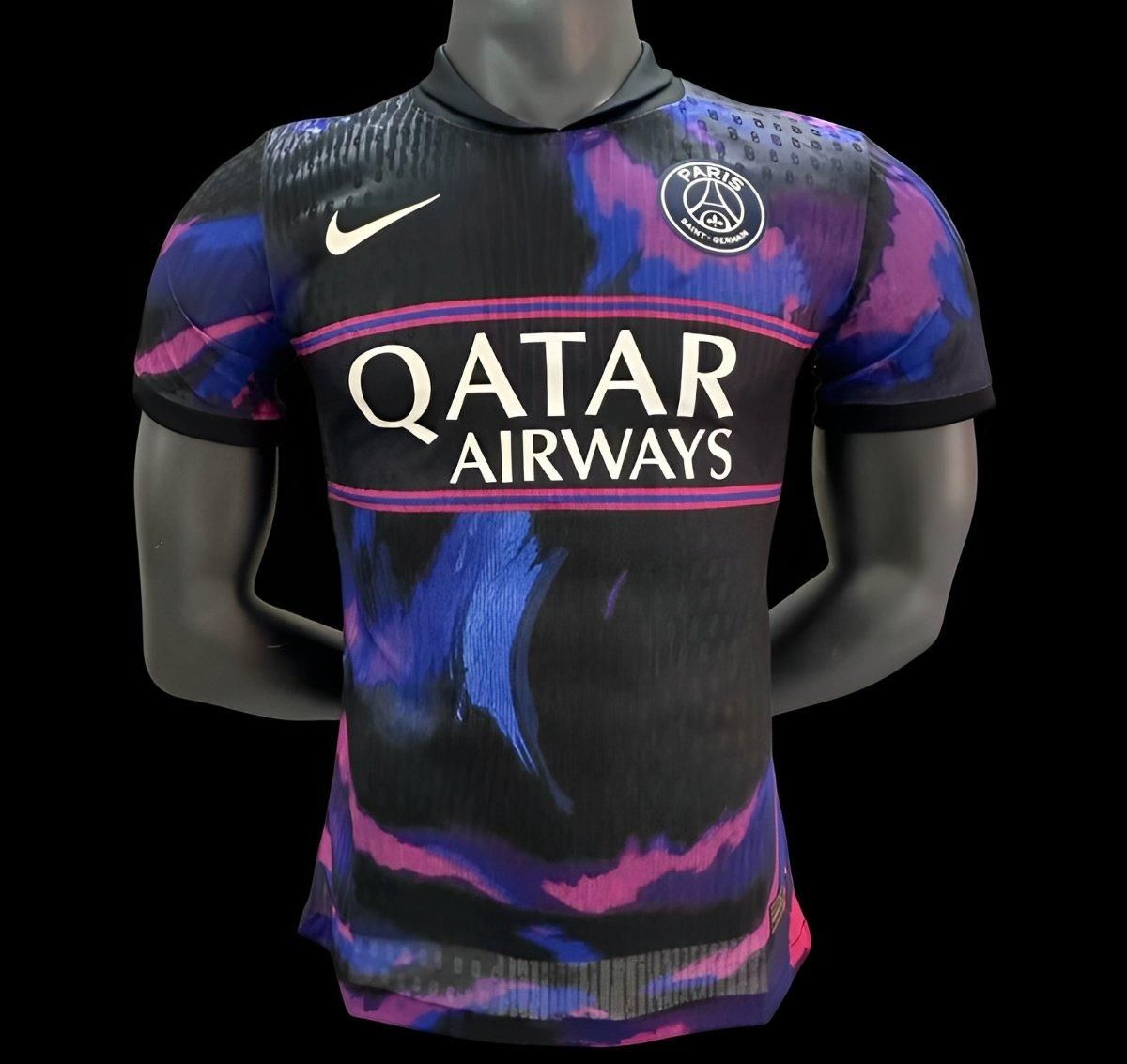 PSG Black, Blue and Pink Special Vapor Jersey PSG Black, Blue and Pink Special Vapor Jersey