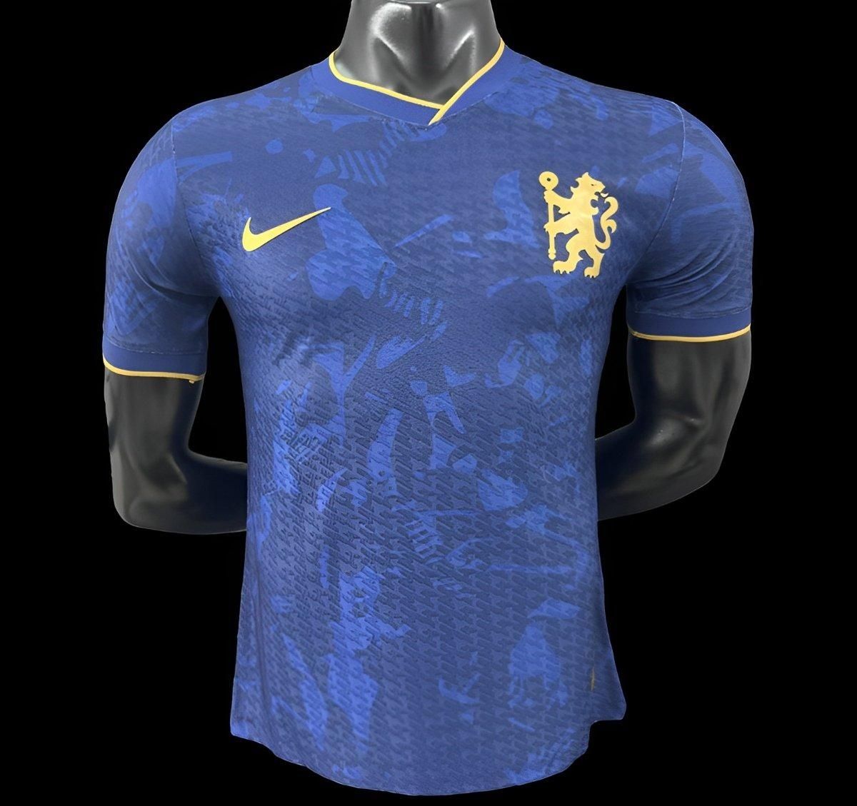 Chelsea Blue and Gold Special Vapor Jersey Chelsea Blue and Gold Special Vapor Jersey