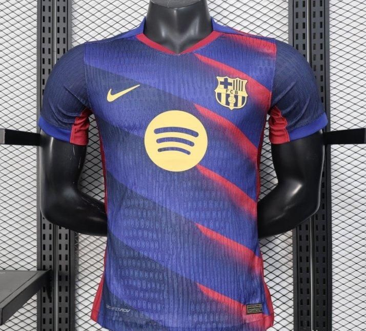 Barcelona Blue and Red Twirl Special Vapor Jersey